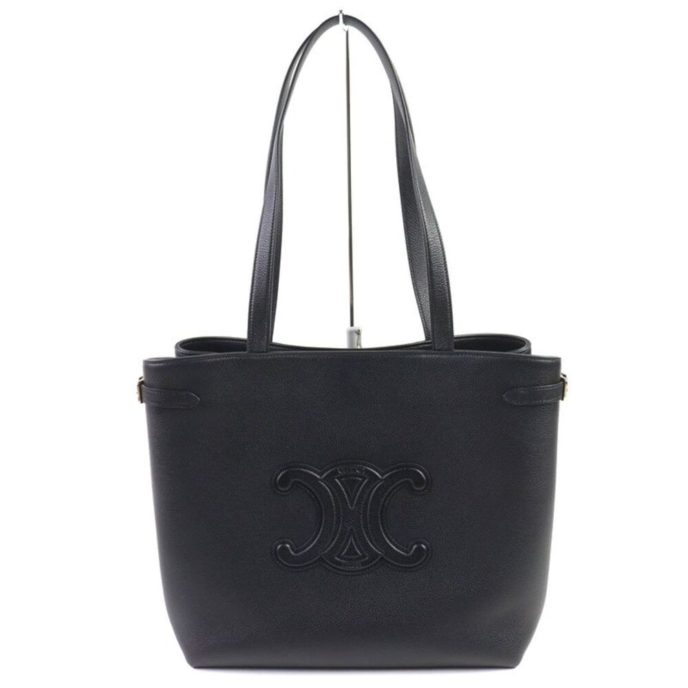 Celine Hippo Anais Triomphe Medium Leather Tote Bag